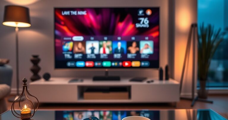 Indian TV screen and remote on coffee table for watch star plus live without subscription